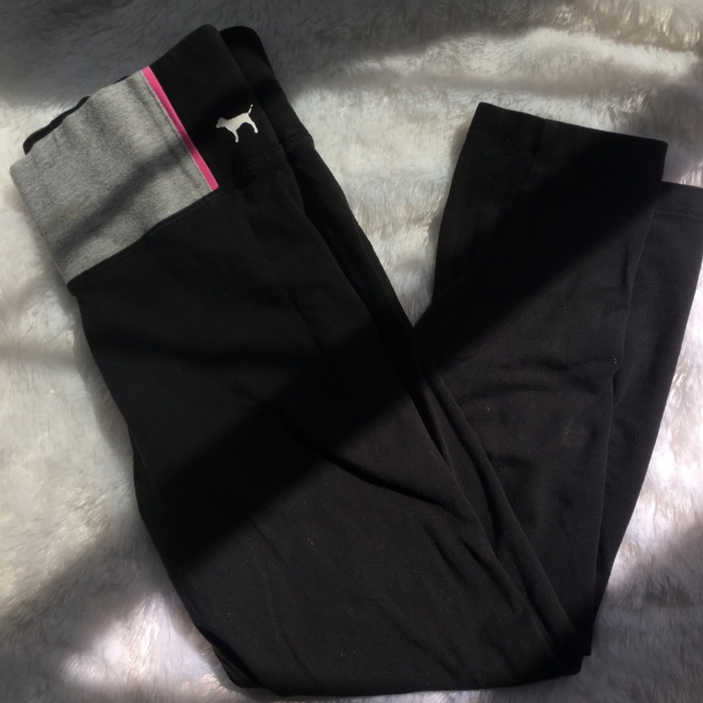 PINK high waisted leggings
